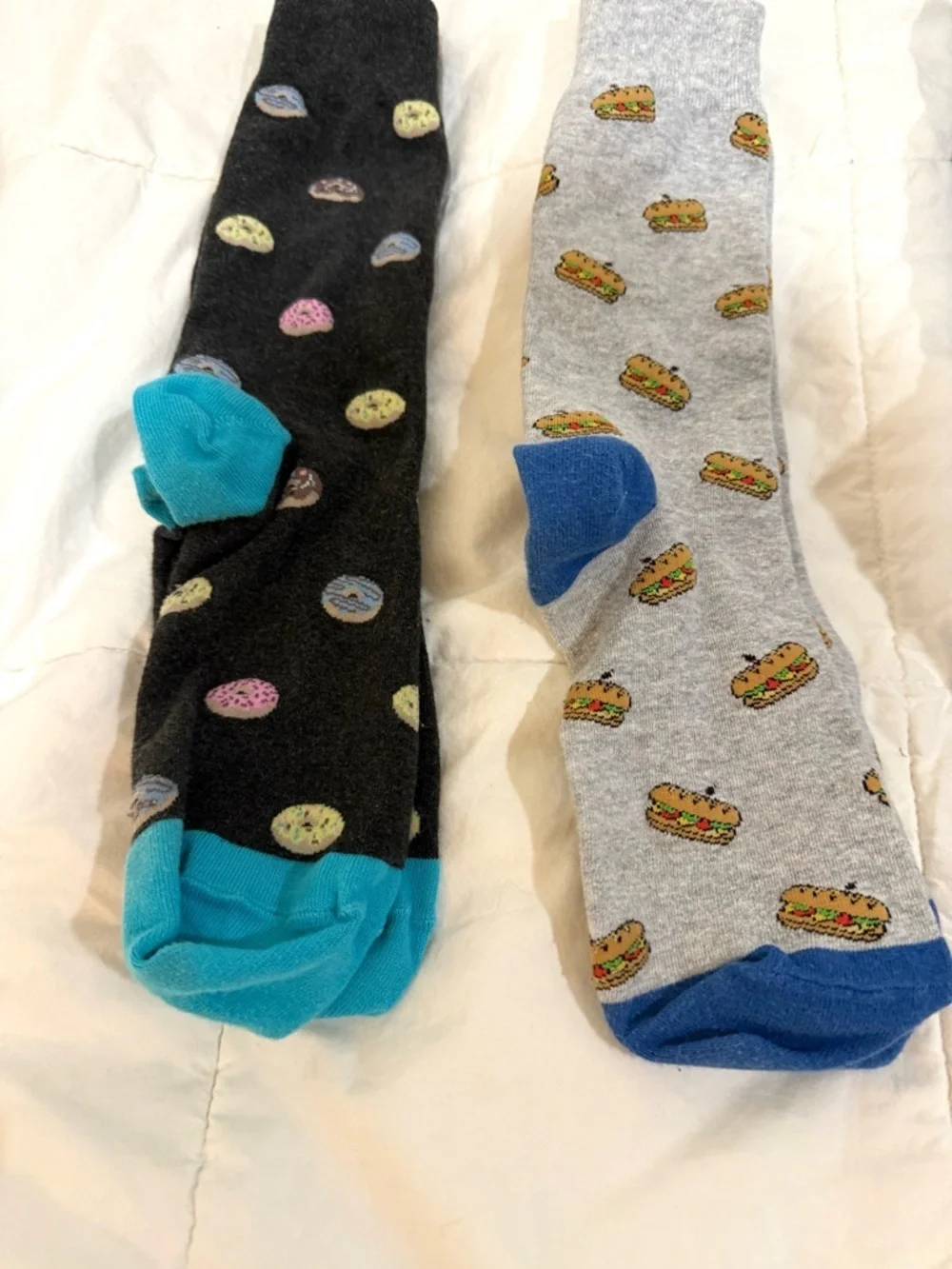 J. Crew Men's Novelty Crew Socks Food Themed New Set of 5